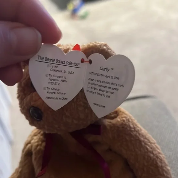 1996 Beanie Baby Curly - Picture 3 of 4